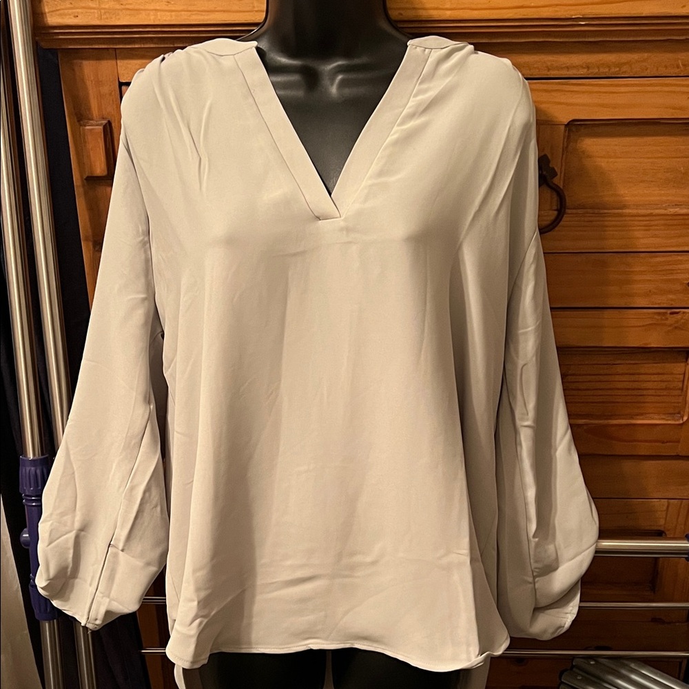 Elegant Women's Blouse in Cream